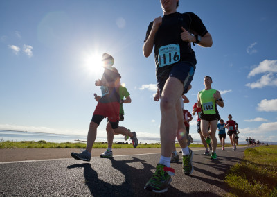 Runners, marathon