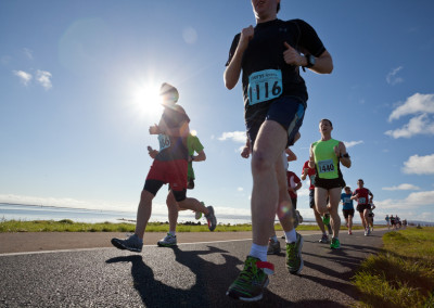 Runners, marathon
